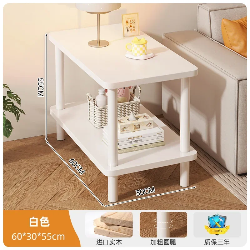 

side cabinet small apartment household simple modern table small coffee table bedroom bedside solid wood
