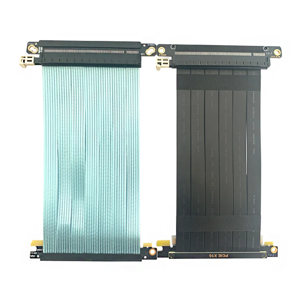 Imagem -03 - Cabo de Extensão Duplo Reverso Gpu Mini Chassis Pcie 4.0 Cabo Riser X16 para Placas Gráficas Rtx3060 Itx a4 pc Case