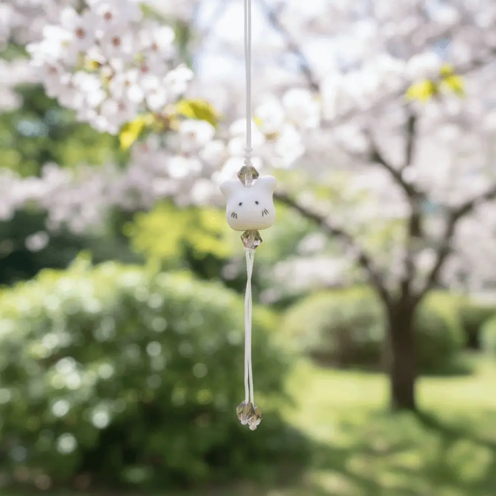 

Нежный керамический кулон-кролик: подвеска для телефона, брелок для ключей, шнурок-ремешок, милый аксессуар для телефона, украшение, подарок