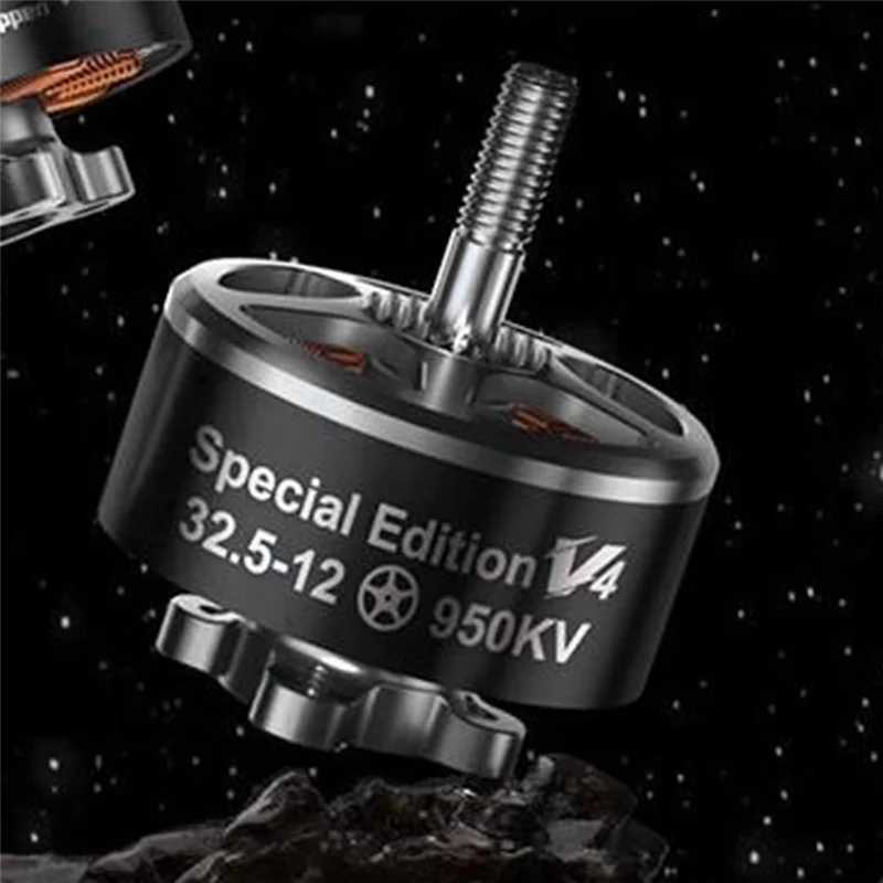 

Brotherhobby Special Edition V4 32.5-12 950KV Cross-Pro Motor For Drones FPV Freestyle Long Range DIY Motor Accessories