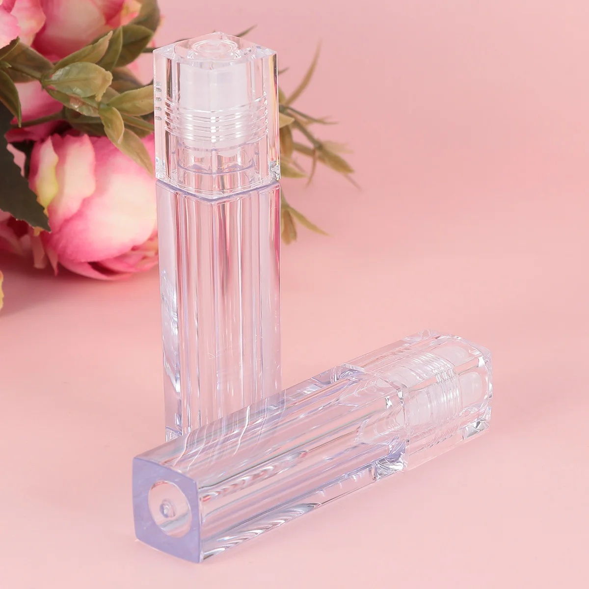 

Lip Oil Cap Containers Clear Gloss Refillable Vials High Quality