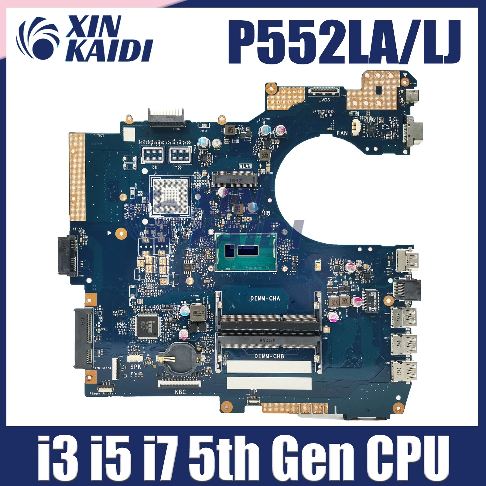 P552LA_LJ MAINboard For ASUS P552 P552L PRO552L P552LJ P552LA Laptop Motherboard 100% passed test I3 I5 I7 5th Gen CPU GT920M