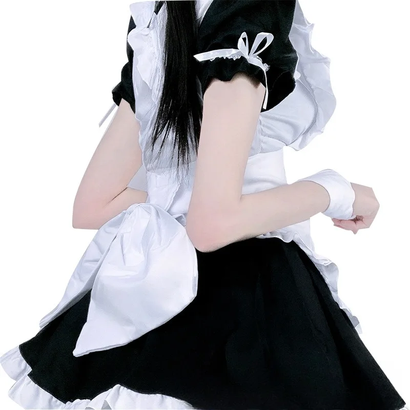 Original Japanese Anime Fate Sky Spring Hino Dome Maid Dress Lolita Dress Cute Style Dome Girl Dress Halloween Carnival Outfit