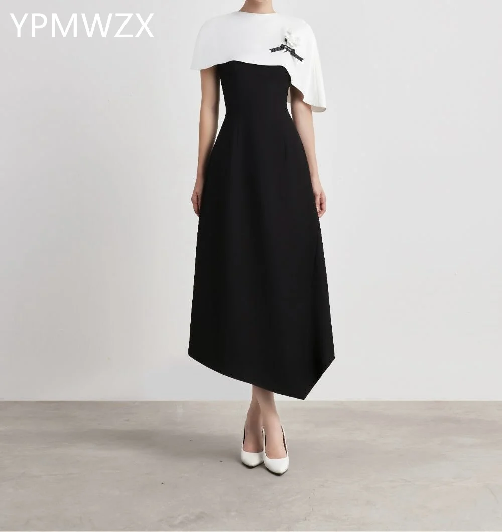 Disesuaikan gaun pesta acara gaun Prom YPMWZX permata A-line rok panjang lantai Bespoke gaun malam Formal wanita