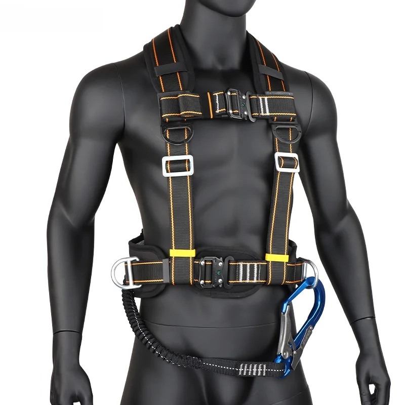 ceinture-de-securite-retractable-a-trois-points-double-crochet-pour-travaux-en-altitude-ceinture-d'assurance-demi-corps-pour-exterieur-marque-golmud