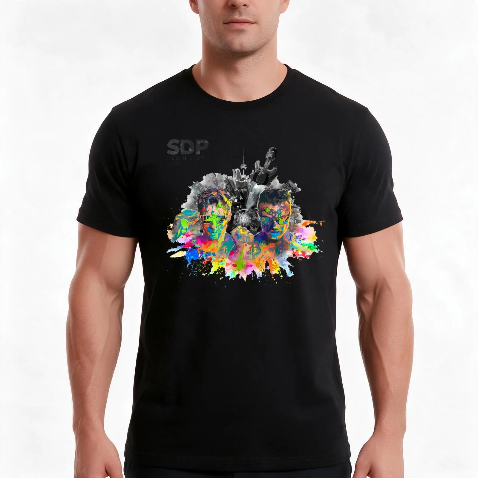 SDP Flower T-Shirt, Summer Casual Cotton Tee, Oversized Streetwear Tops, Vintage Graphic Print, Loose Fit Short Sleeve