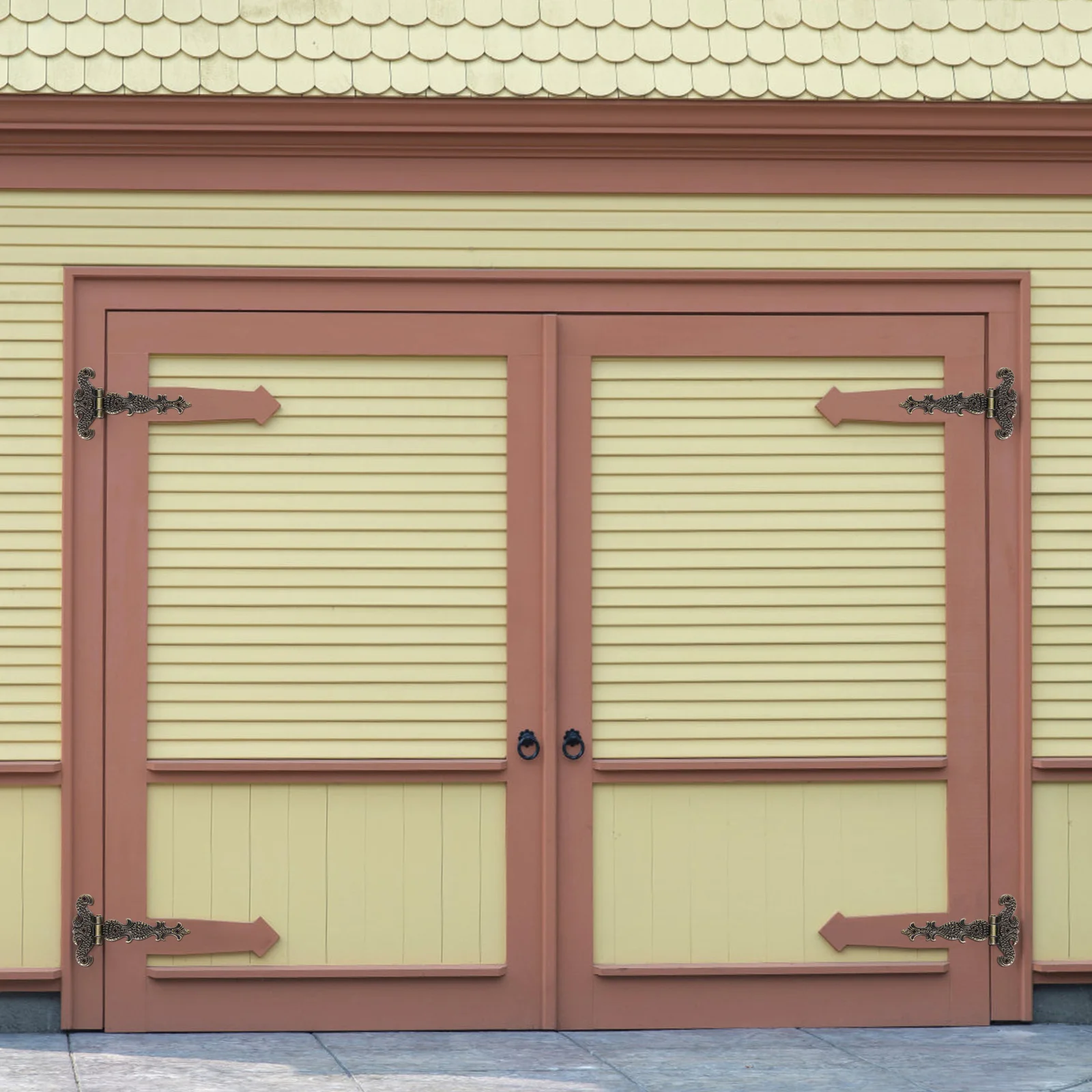 

2Pcs Zinc Alloy Retro Style Hinges Solid Cabinet Door Cupboard Jewelry Box Decorative Metal Hinges Stable Use Cabinet Hinge