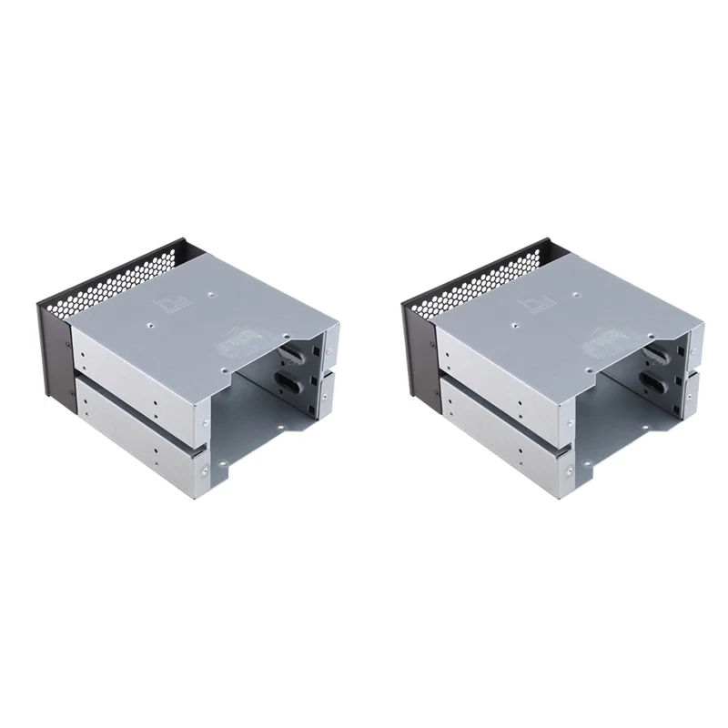 2Pcs 3.5 To 5.25 Three-Disc Hard Drive Cages 2 Chassis Drives In The Chassis Hard Drive Box Computer Storage Expansion-TCE