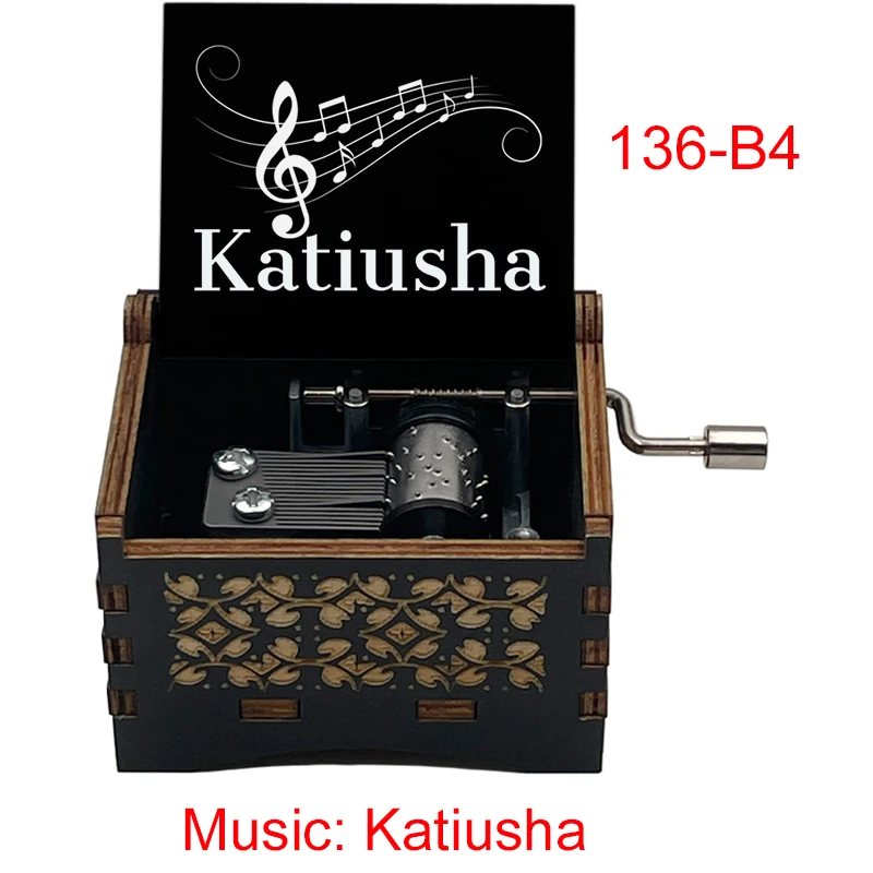 hand music box Katyusha Катюша Traditional Russian Song gift home decoration for girlfriend boyfriend friends kids toys gift