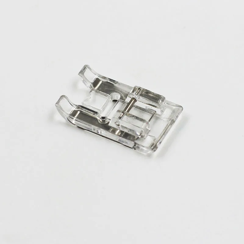 Multifunction Clear Open Toe Satin Stitch Presser Foot Embroidery For All Household Low Shank Snap-on Sewing Machine Accessories