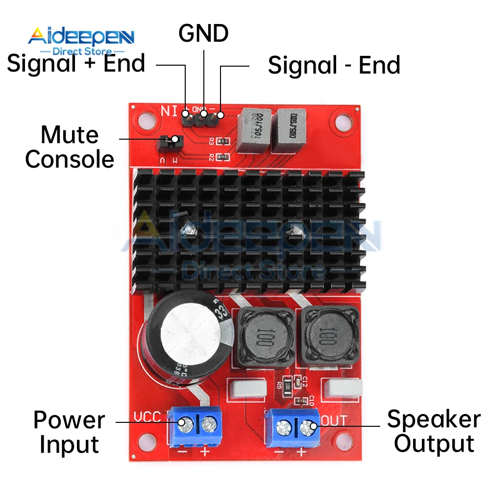 Audio Board TPA3118 CS8673 Digital Power Amplifier Board DC 5V-24V 80W Mono Power Amplifier Board BTL Output For Home