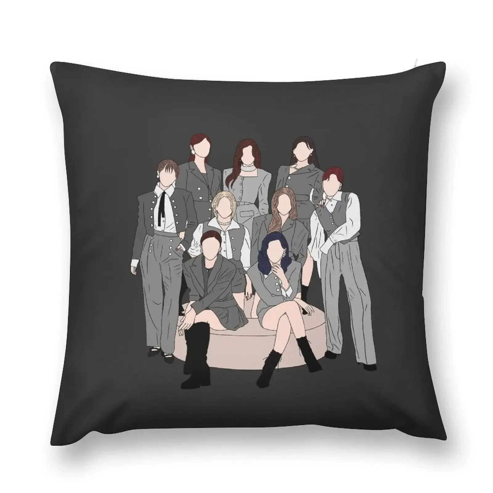 

TWICE EYES WIDE OPEN Throw Pillow Covers For Sofas Christmas Pillowcase pillow