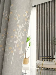 Thick Sunshade Fabric For Finished Blackout Curtains, 2024 New Model, Simple Living Room And Bedroom Design