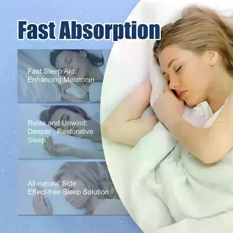 Sleep Aid Patch Improve Insomnia Relieve Anxiety Stress Neurasthenia Soothing Body Relaxing Night Sleeping Sticker