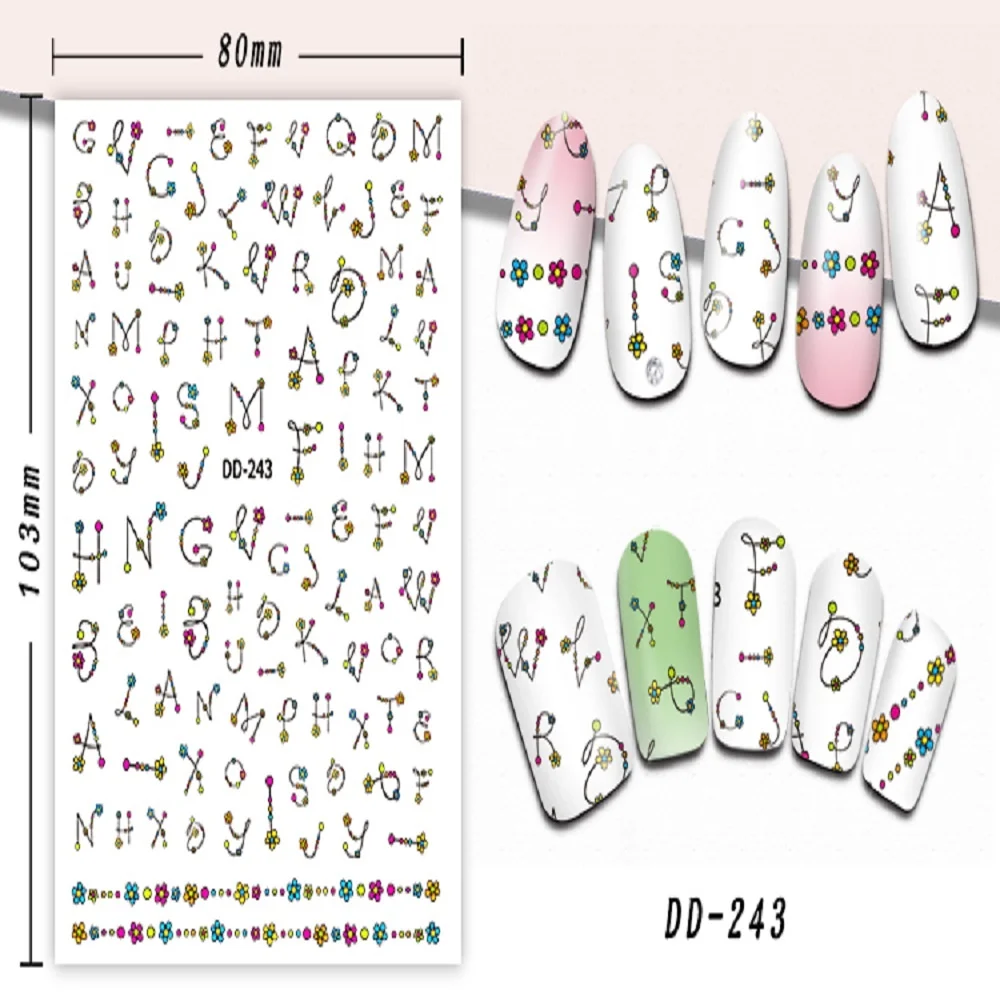 

Random 500pcs Nail Art Stickers Women DIY Nail Art Stickers Brand Logo Customization Wholesale Manicure Decorative Decals