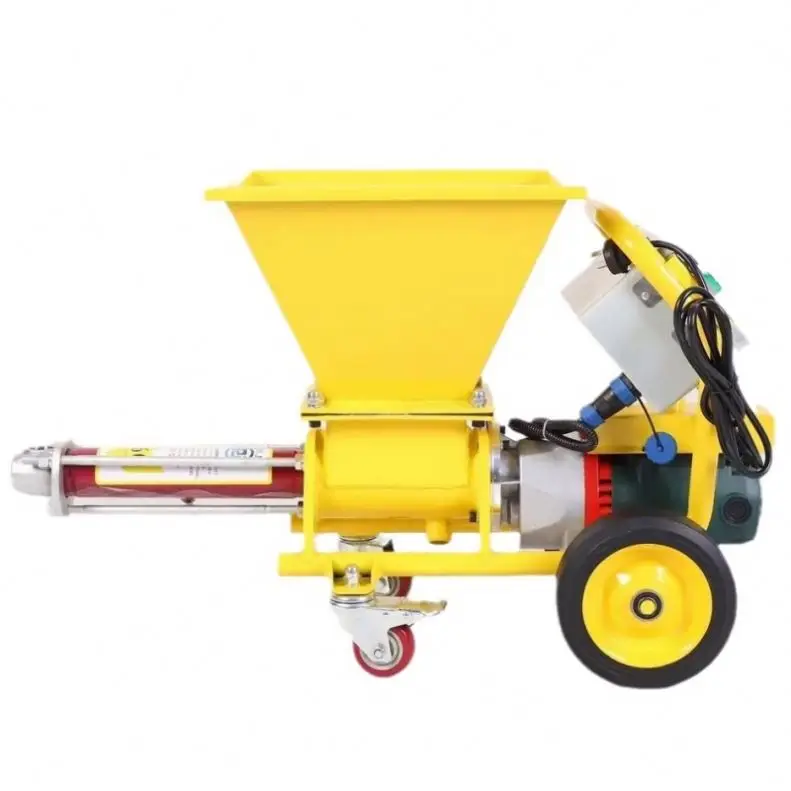 Automatic small cement mortar spraying machine, indoor and external wall putty gypsum mortar spraying machine