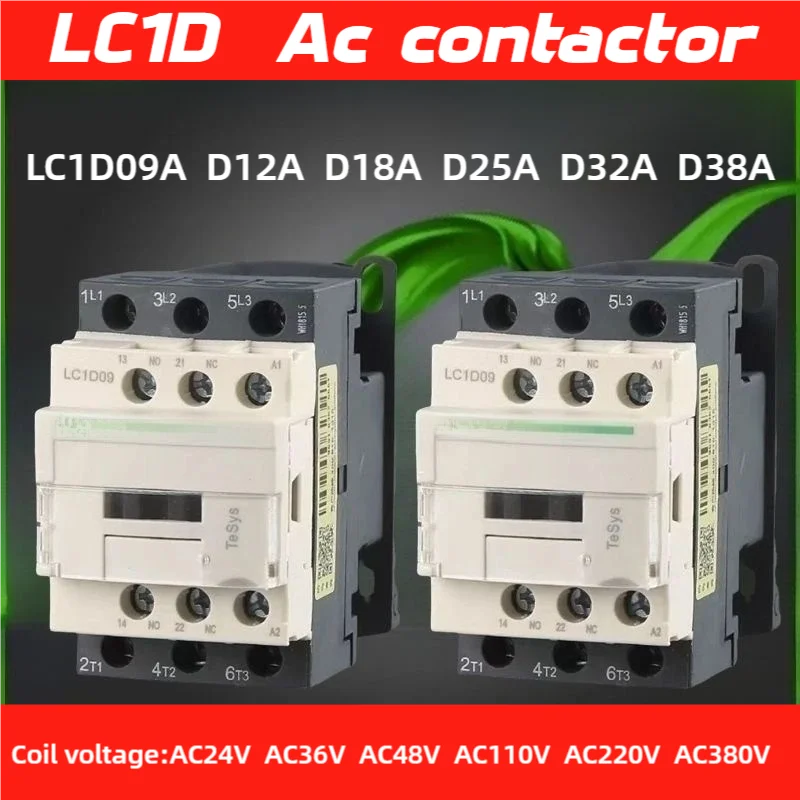 

Ac Contactor Lc1D25F7C M7C Lc1D38Q7C Lc1D32B7C Ac24V 36V 48V 110V 220V 380V Schneider Same Model All-Silver Contact Elevator Ac Contactor