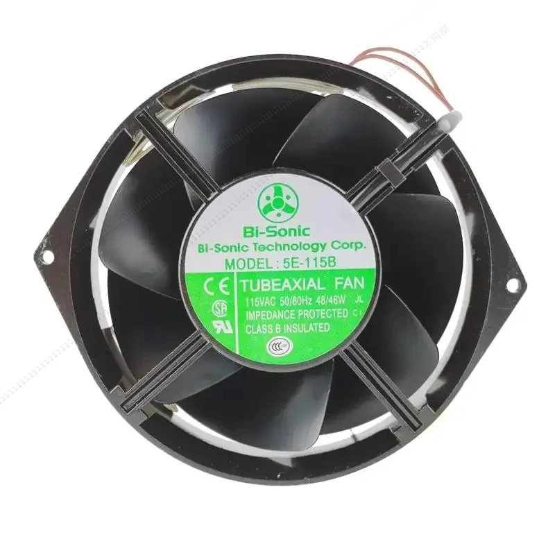 

W For 5E-115B 115V 0.64/0.54A 48/46W 170X150X55MM 5E-230B 2-Wire Cooling Fan