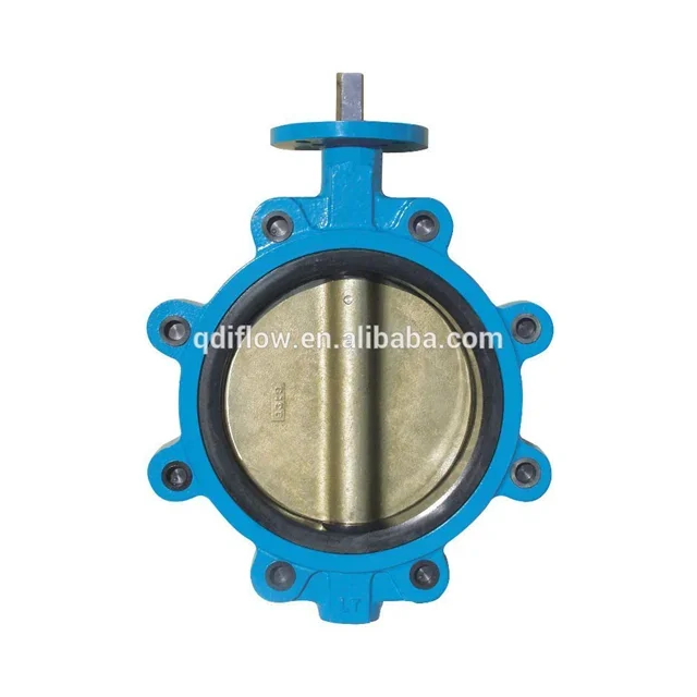 PN16 Ductile Iron Wafer Butterfly Valve with AL Brz Disc