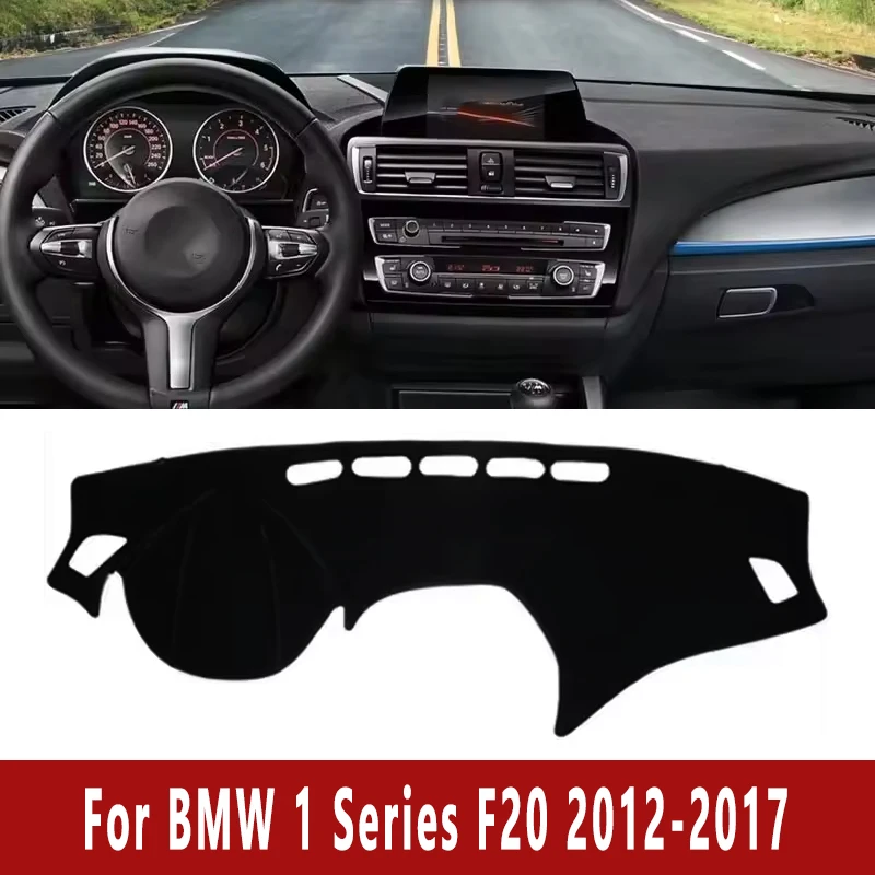 

Car Dashboard Mat Dash Cover Central Control Pad for BMW 1 Series F20 2012-2017 2013 2014 2015 Nonslip Cape Sunshade Accessories