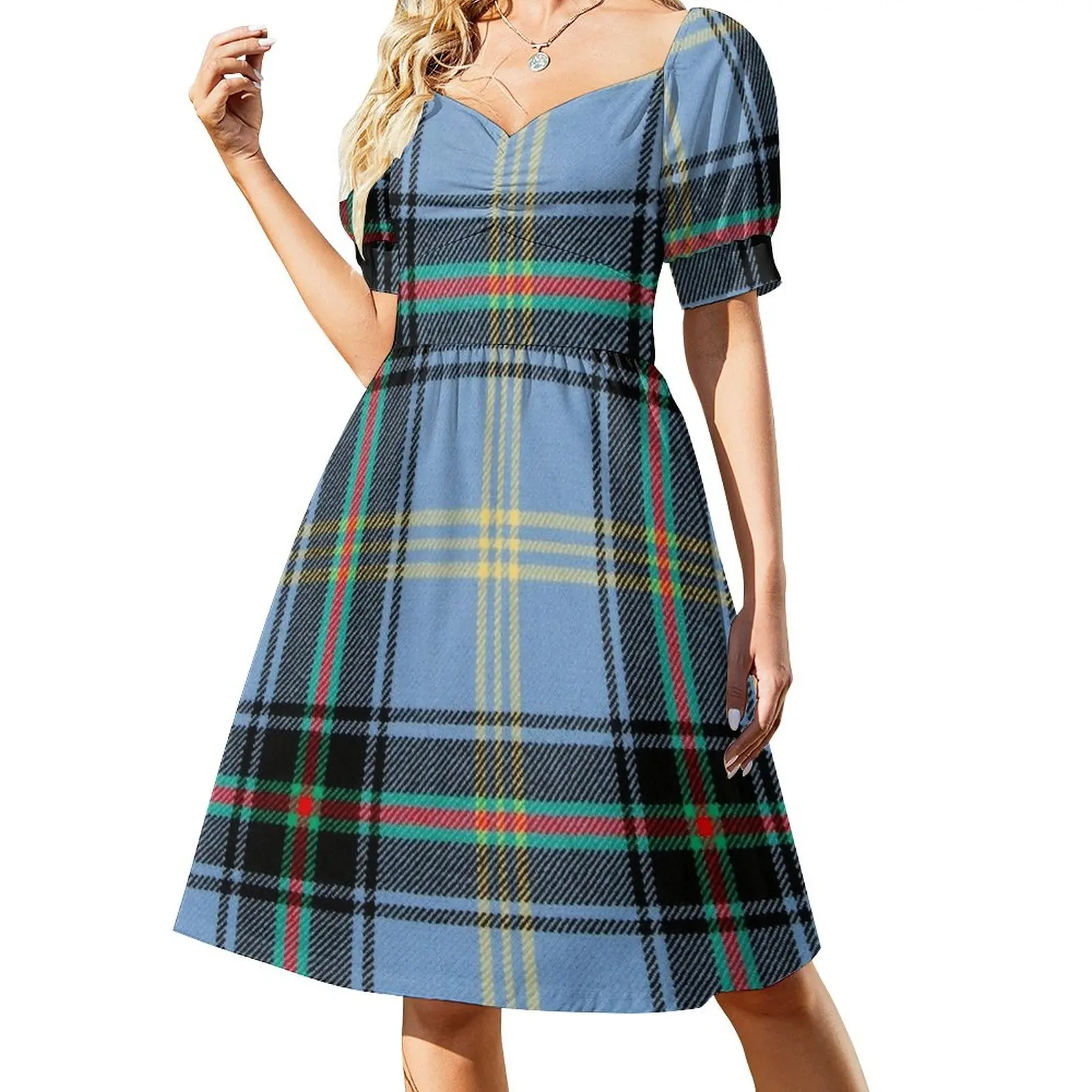 BELL OF THE BORDERS TARTAN Dress Long dress Party dresses for women dress korean style women clothes