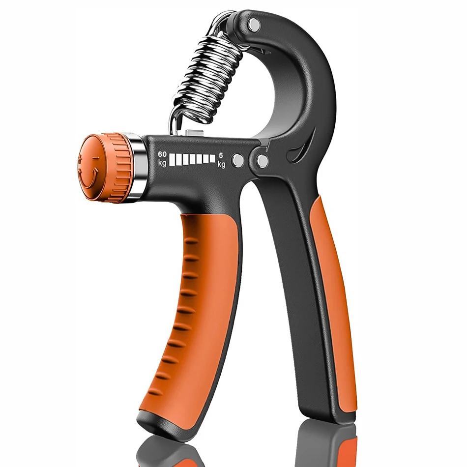 5-60Kg Gym Fitness Hand Grip Men Adjustable Finger Heavy Exerciser Strength for Muscle Recovery Hand Gripper Trainer