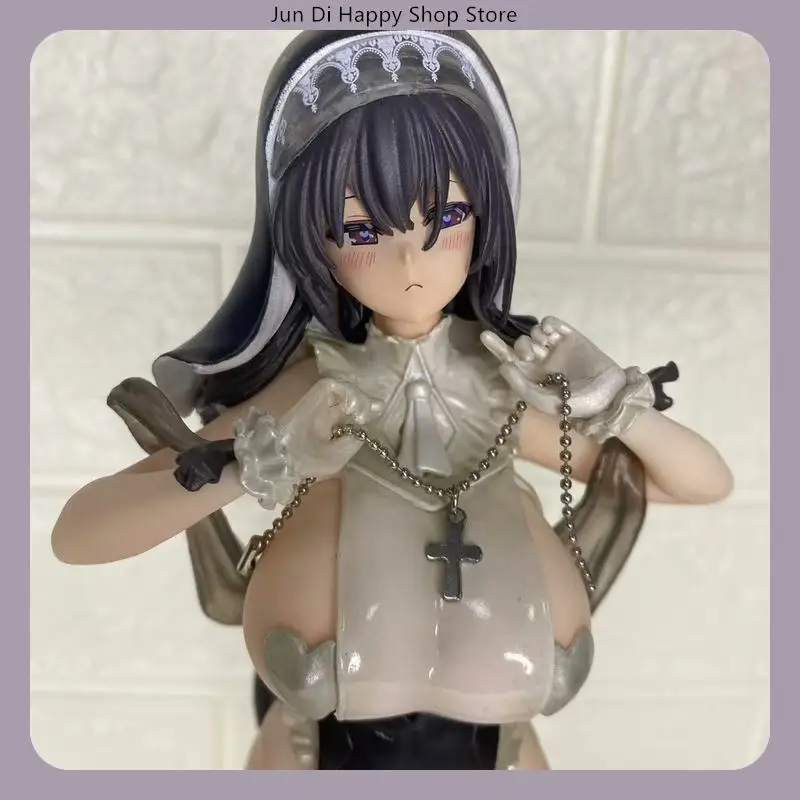 28 cm prière nonne debout Pose Anime fille Figure modèle Statue Collection bureau décoration ornement jouet cadeau pour les Fans