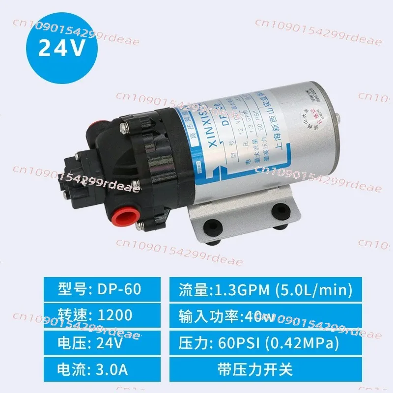 Miniature high pressure diaphragm self-priming DP-60 DC pump 12V24v spray booster pump