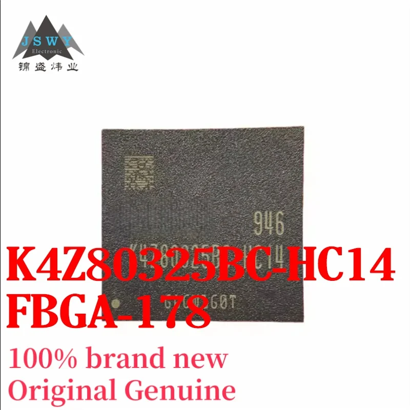 

（2/10pcs） K4Z80325BC-HC14 K4Z80325 FBGA-180 SGRAM GDDR6 8Gbit Brand New Original