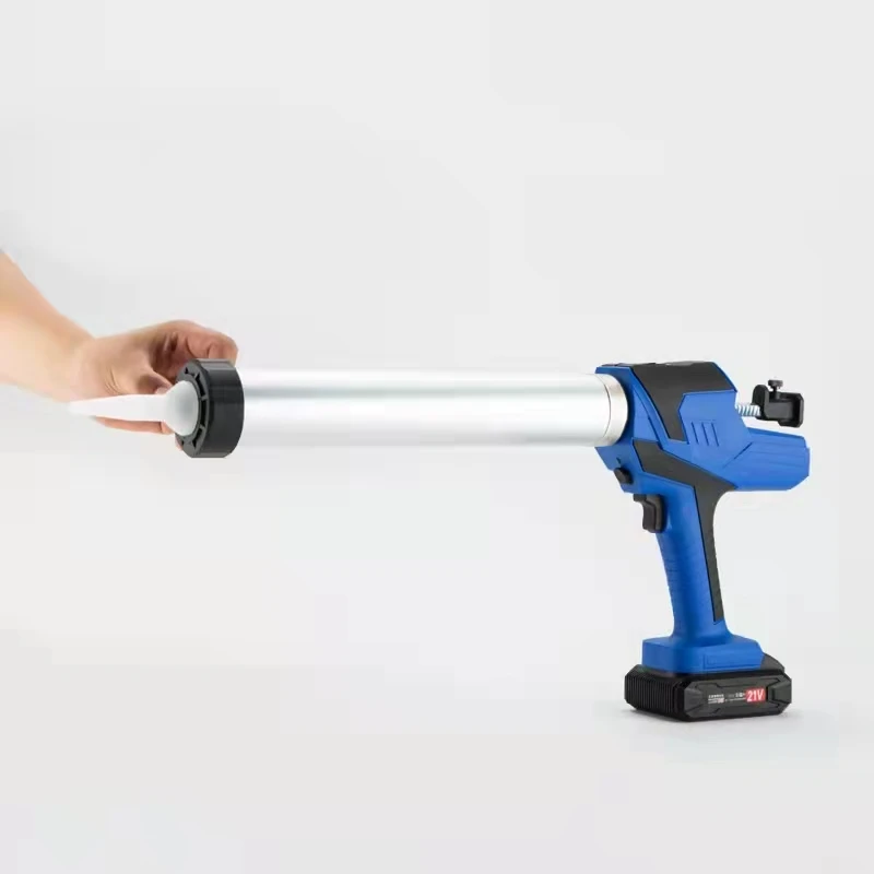 Factory New 21V Battery Electric Power Caulking Gun 600ml Glue Cartridge Cordless Industrial Grade Tool