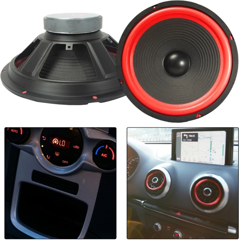 M6CA 4Ohm 10 inch luidsprekers Subwoofer Autoradio Volledig bereik Luide volumes Modificatie