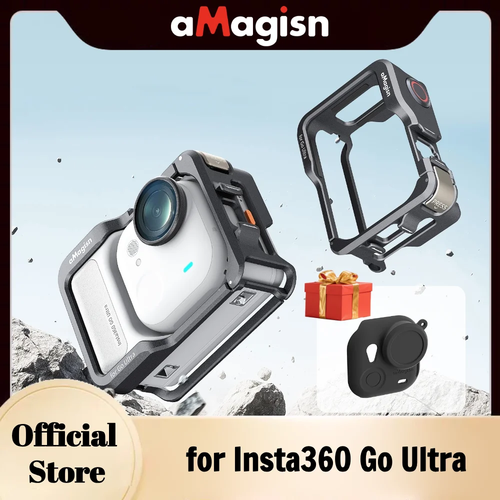 �y�Z�[�����zaMagisn ���^���J�����P�[�W�i�����Y�L���b�v�t���j�A����/�����t���[���AInsta360 Go Ultra�A�N�Z�T���[�p�R�[���h�V���[�}�E���g2�t��