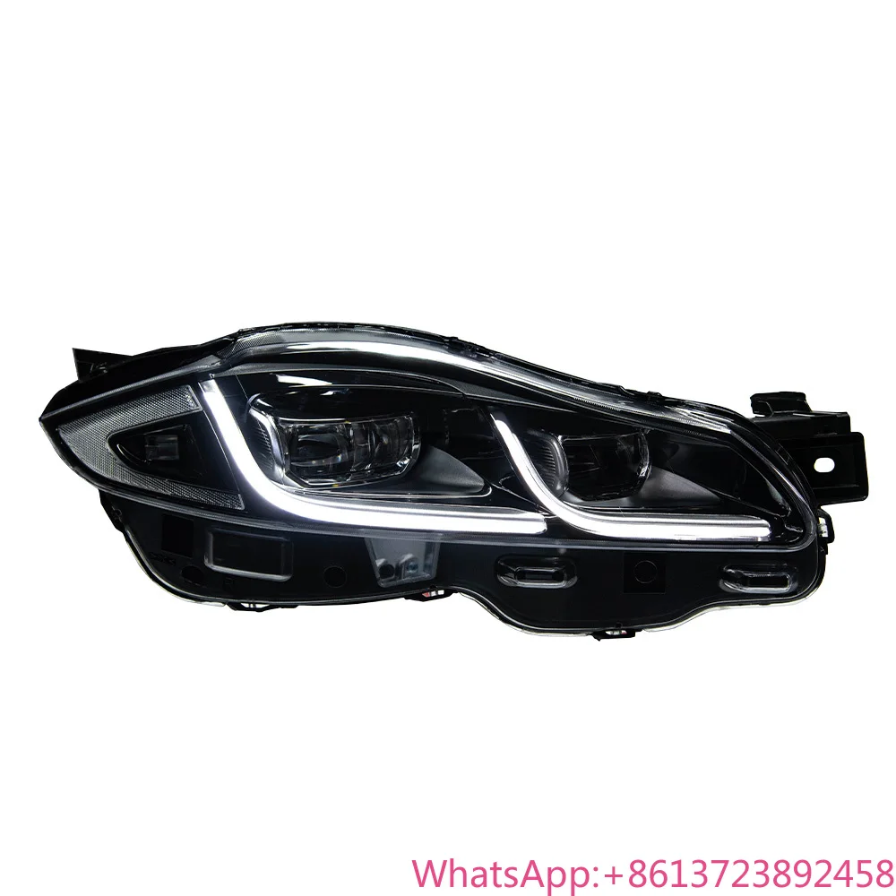 

Автомобильные светодиодные фары AKD для Jaguar XJ: динамические ДХО, указатели поворота, ближний и дальний свет, дневные ходовые огни, автолампы