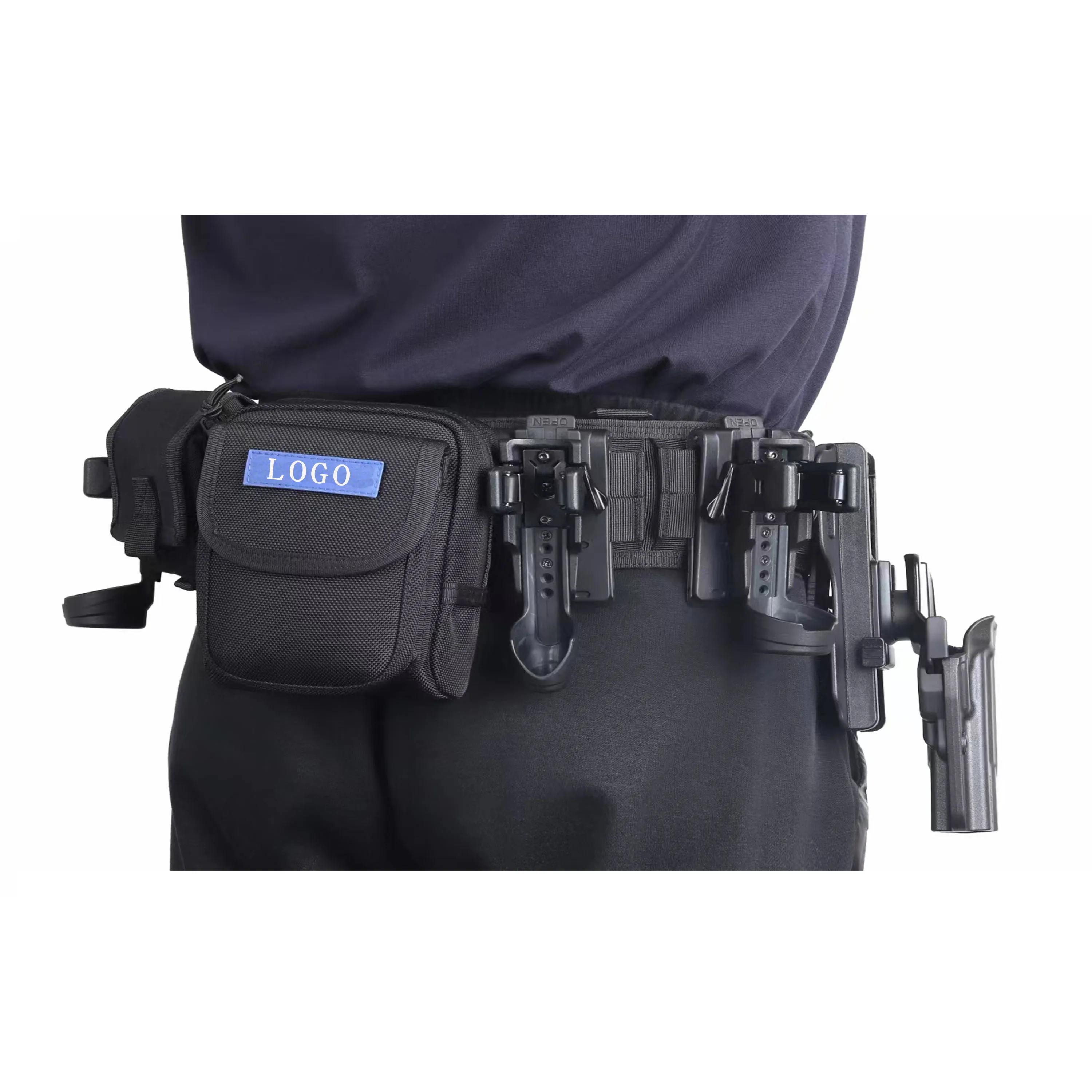 Duty Sicherheitsgurt mit Holster, taktisches Multifunktions-Duty-Gürtel-Set