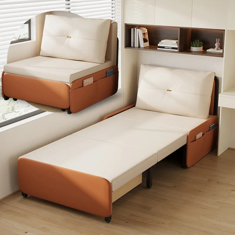 Single, folding, sofa bed, dual use, balcony, multi function, small apartment, telescopic bed, study
