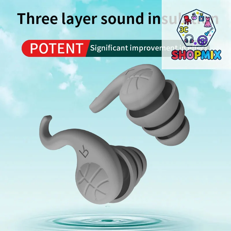 Soundproof Earplugs For Sleeping Soft Silicone Ear Muffs Noise Protection Travel Reusable Protection Sound Blocking Ear Plugs