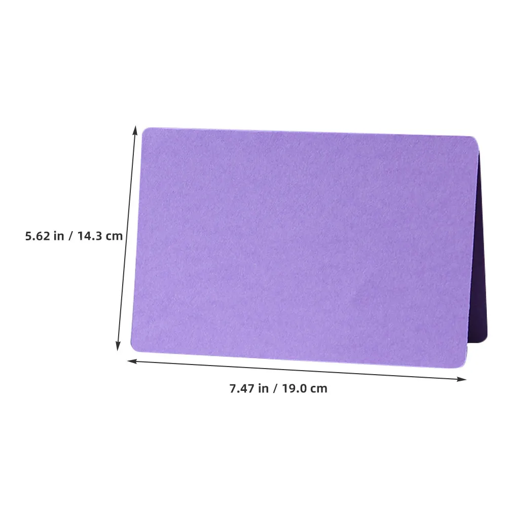 30Pcs Blank Folded Watercolor Cards Small Compact Greeting Cards Portable DIY Multi Function Note Accessories Message Supplies