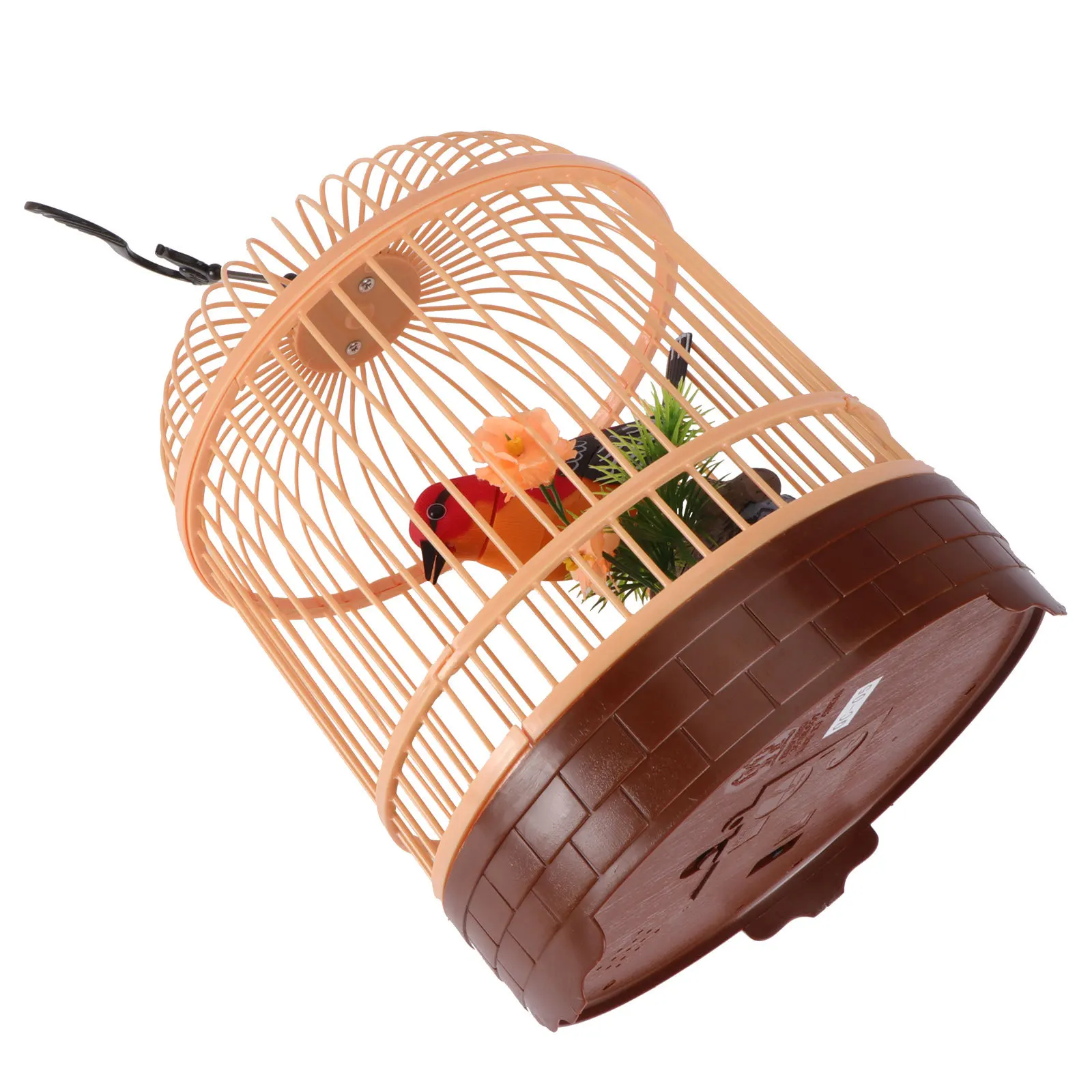 1 قطعة التحكم الصوتي حثي الببغاء التعليمية مضحك تعلم اللعب قفص العصافير متوهجة تتحرك أجنحة الفم الألوان الإدراك