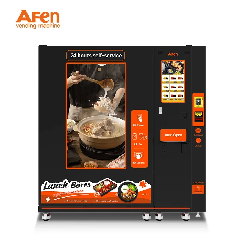 AFEN New Style Hot Food Vending Machine With Frozen Food Vending Machine Automatic