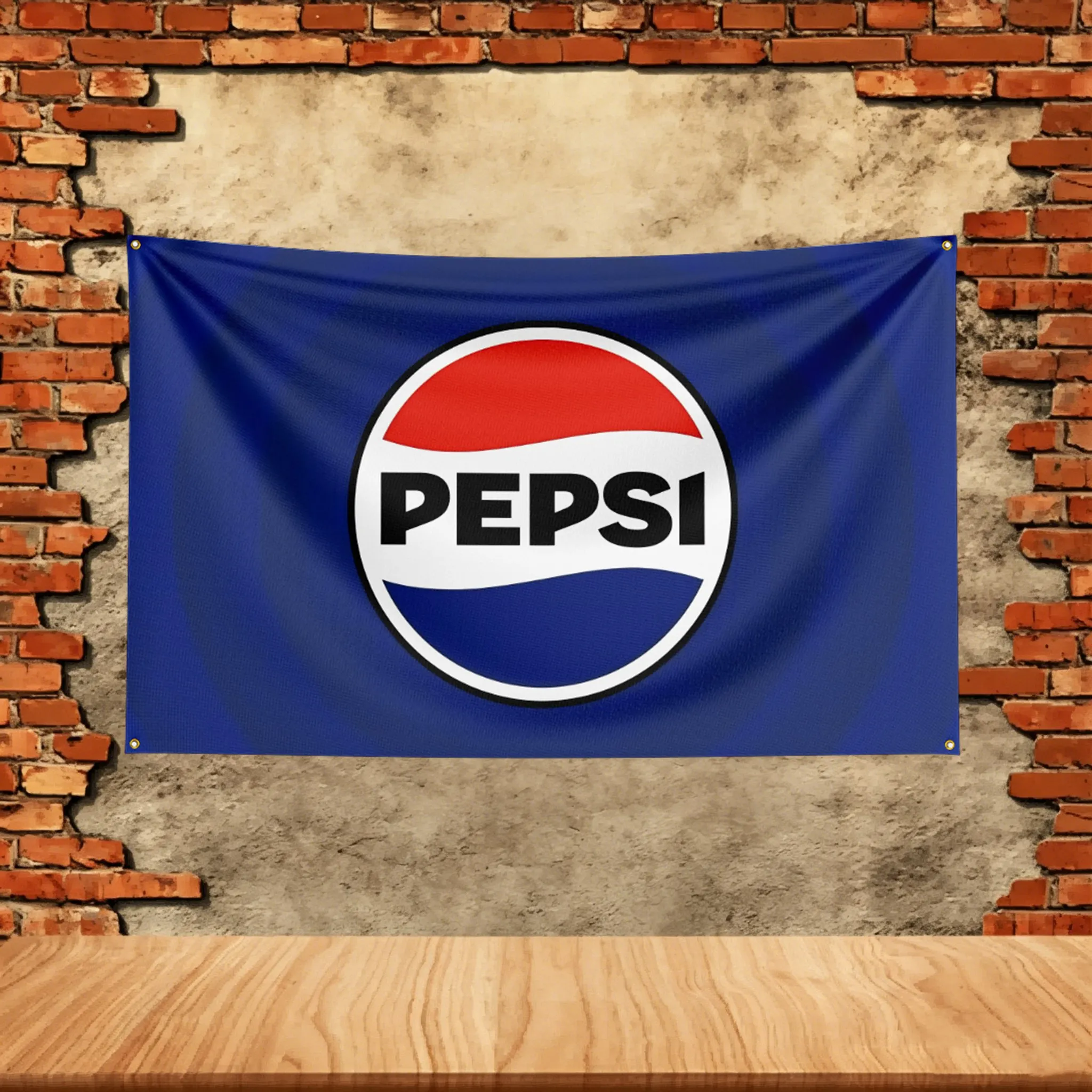 3x5ft Flag for pepsi cola Fans Banner Custom any Image Garage Bedroom Living Room Dorm Wall Hanging Decor Tapestry