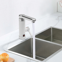 Electric Heating Faucet, 3000W Instant Hot Water Tap with 360° Rotation, LED Temperature Display for Kitchen and Bathroom