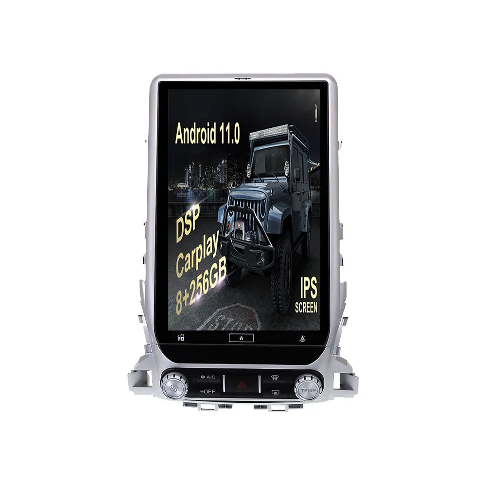 For Toyota Land Cruiser LC200 2016-2018 Car Navigation Android 13.6 inch  Screen Stereo Auto Carplay Multimidia player head unit