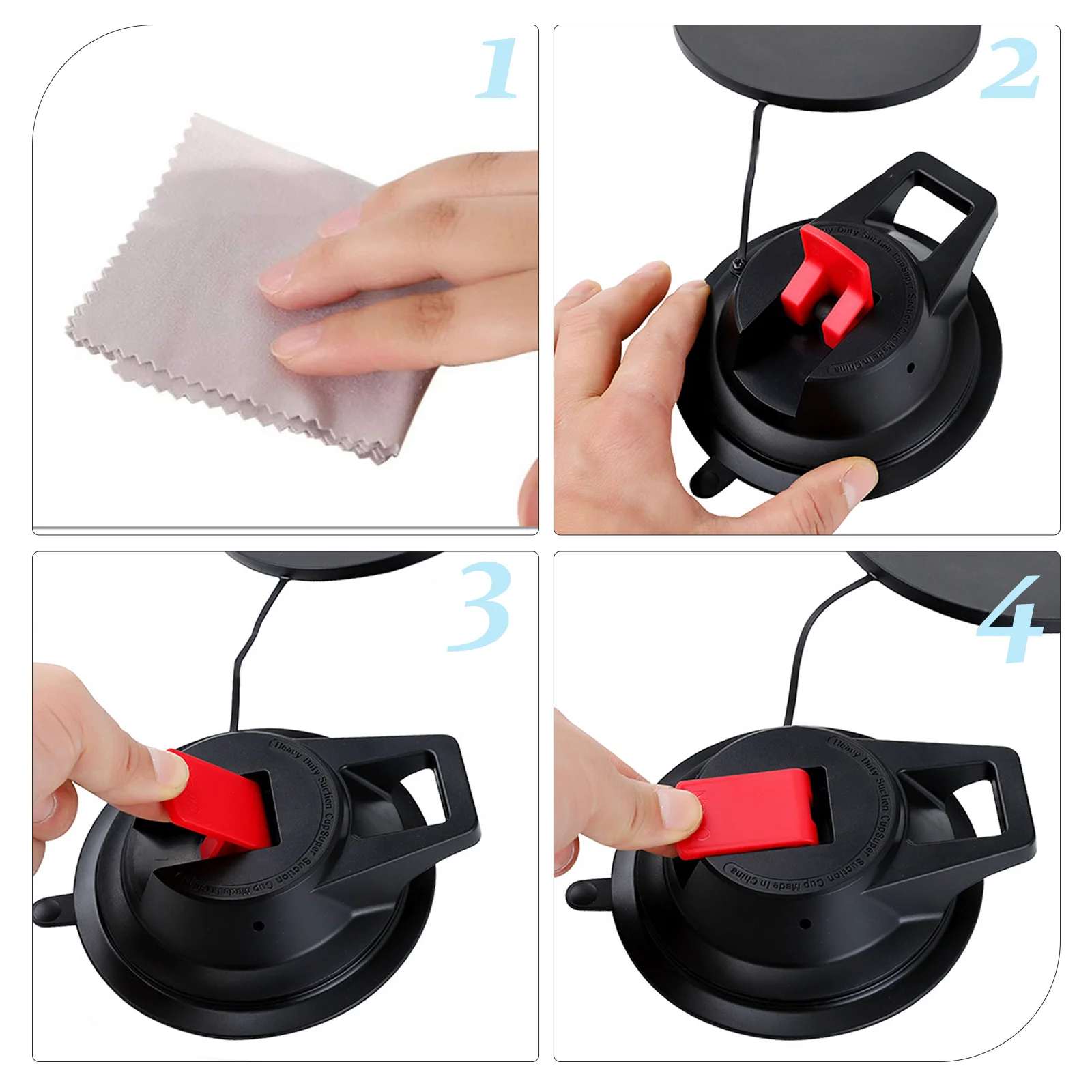 

1pcs Heavy Duty Vacuum Suction Cup Anchor For Tent Car Mounted Camping Tie Down Portable Outdoor Sucker Anchor No Punch