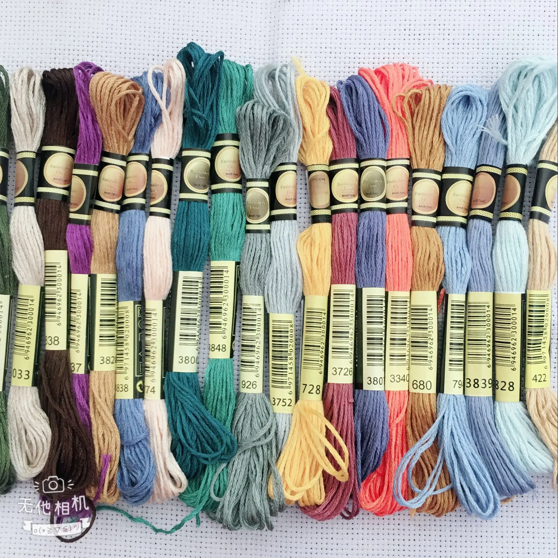 oneroom Two labels 10/20/50/100/150 Anchor Similar DMC Cross Stitch Cotton Embroidery Thread Floss Sewing Skeins Craft