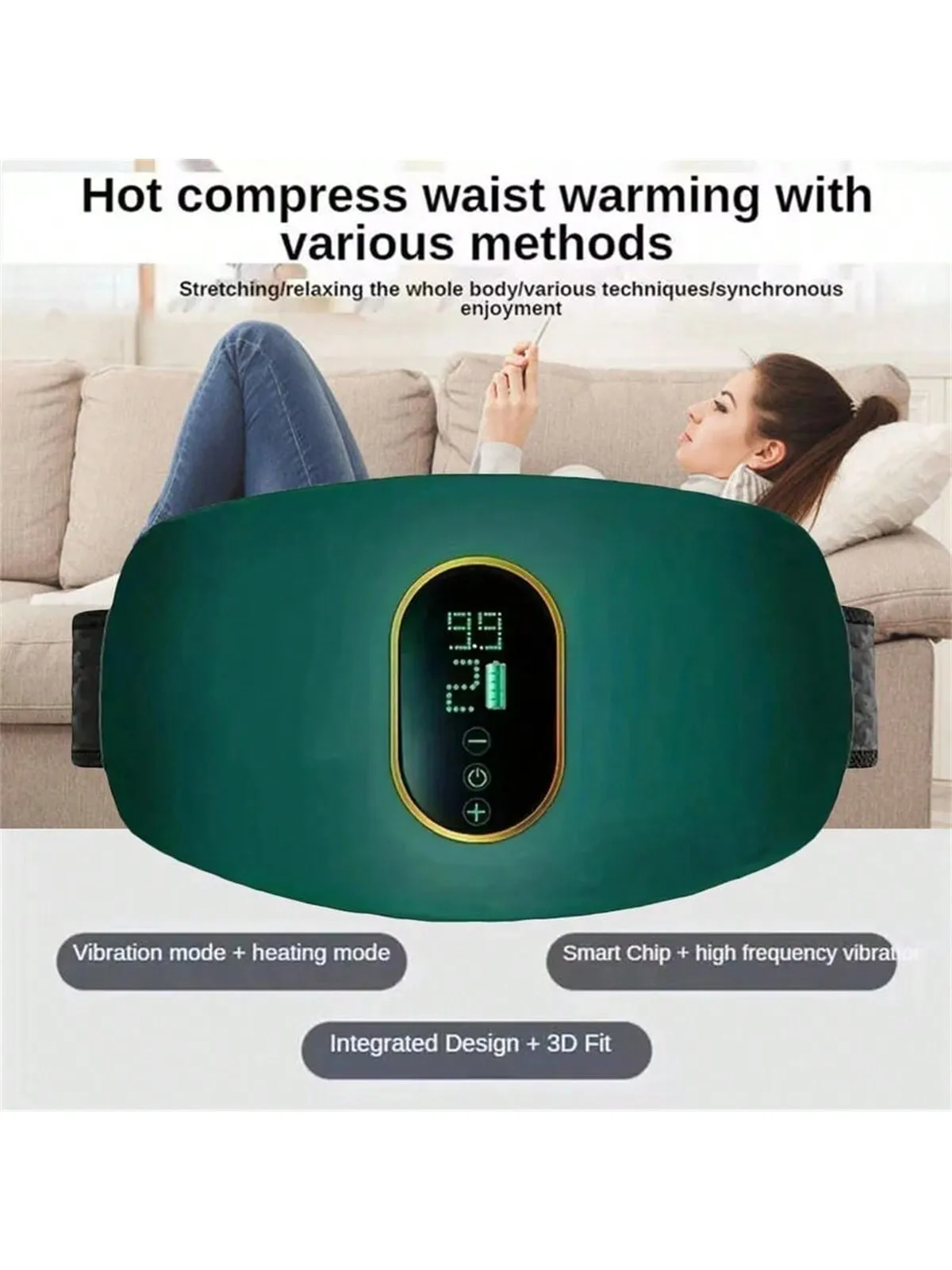 

2026 Массажер для брюшного пресса, домашний массажер для живота, массаж тела, интеллектуальный массажер для талии, перезаряжаемый