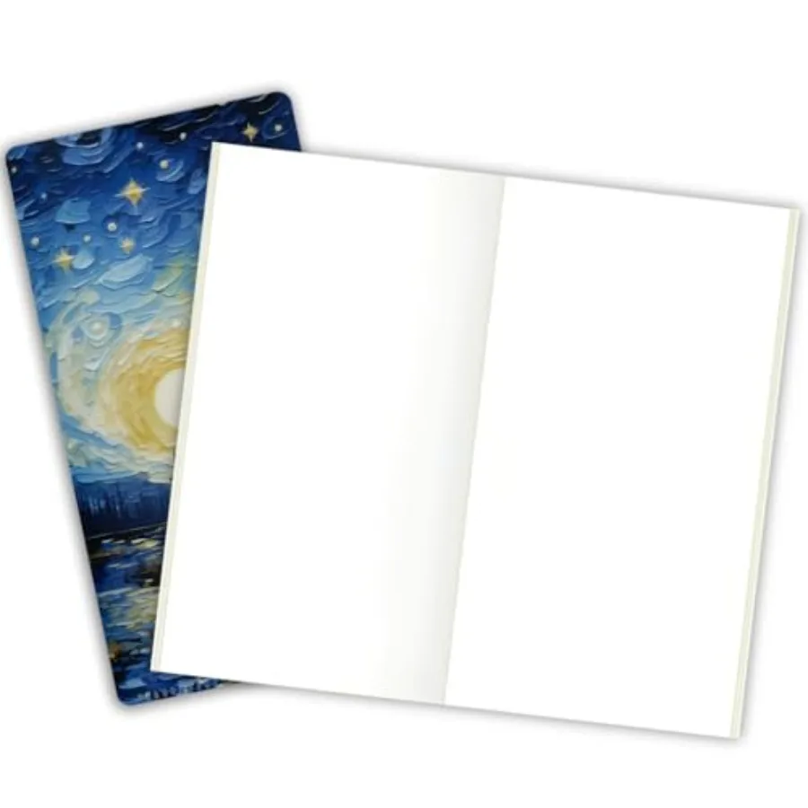 

Pocket Planner Notebook with Plastic Sleeve, Blank Planner Refills, 30Sheets, 8.25x4.25inches Regular TN Journal Notebooks, Tra