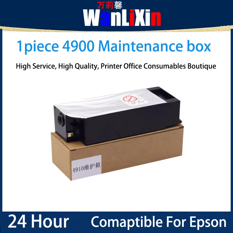 

1 шт. 4900 Контейнер для отработанных чернил, совместимый с Eoson P5000 P5080 B300 4910