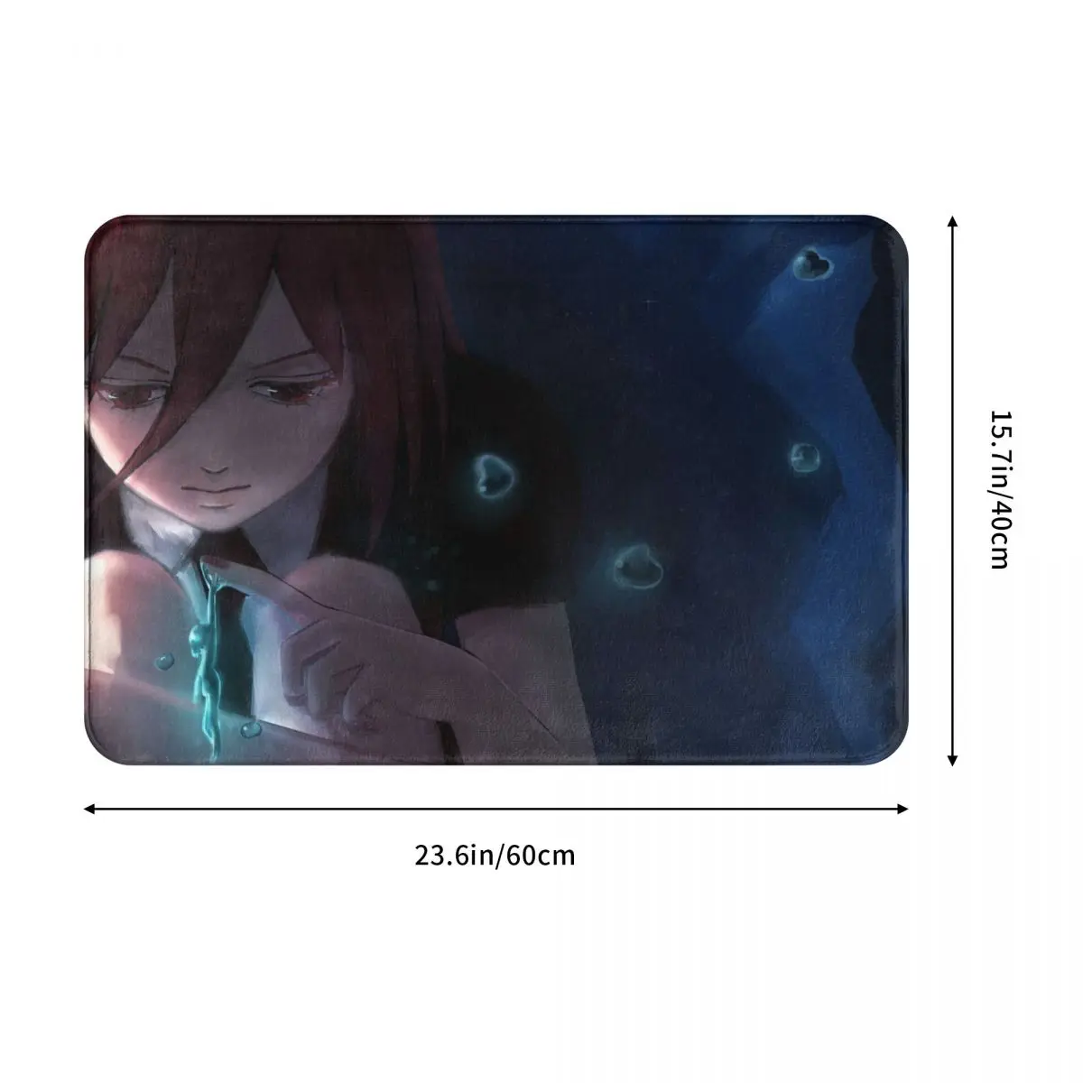 Land Of Lustrous Anime Non-slip Doormat Cinnabar Bath Kitchen Mat Outdoor Carpet Home Pattern Decor