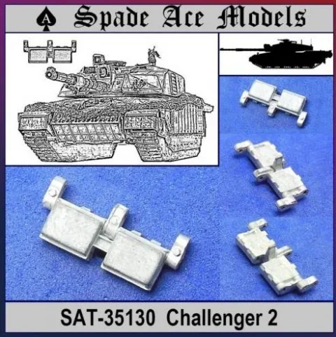 

Spade Ace Models SAT-35130 1/35 Scale Metal Tracks For British Challenger II