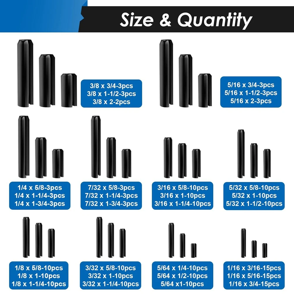 230Pcs Sae Roll Pin…